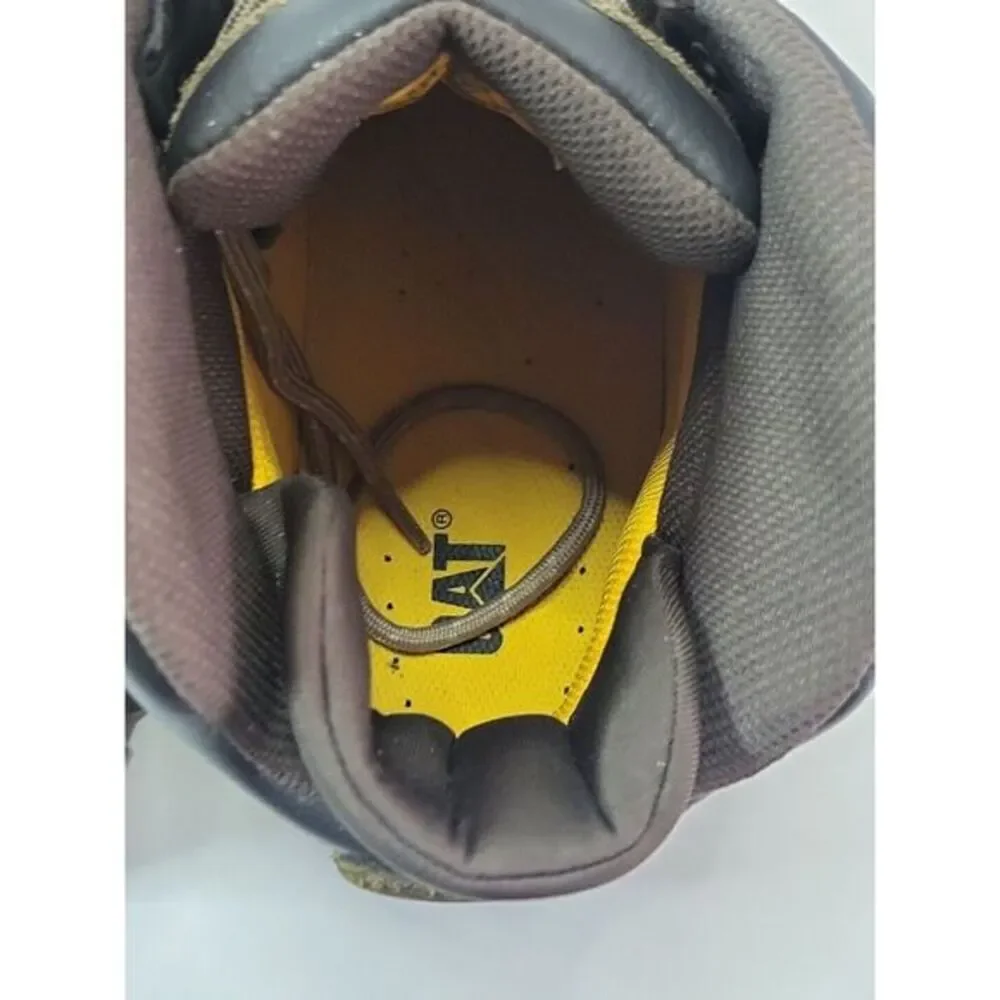CAT Caterpillar‎ P91268 Men's Sz 14 Mobilize Alloy Toe Fossil Leather Work Boots